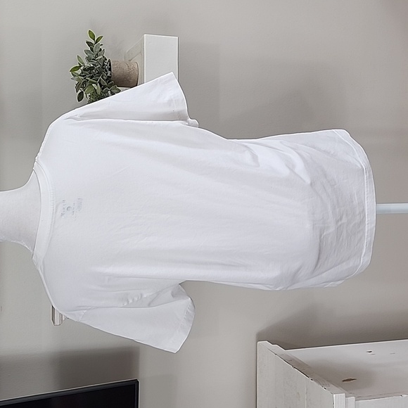 Hurley Short Sleeve White & Blue Tee Unisex - Picture 4 of 6